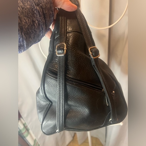 Fossil Black leather Crossbody Bag. - Picture 8 of 13